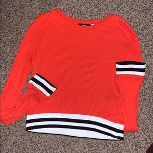 Orange crop top from Urban Outfitters